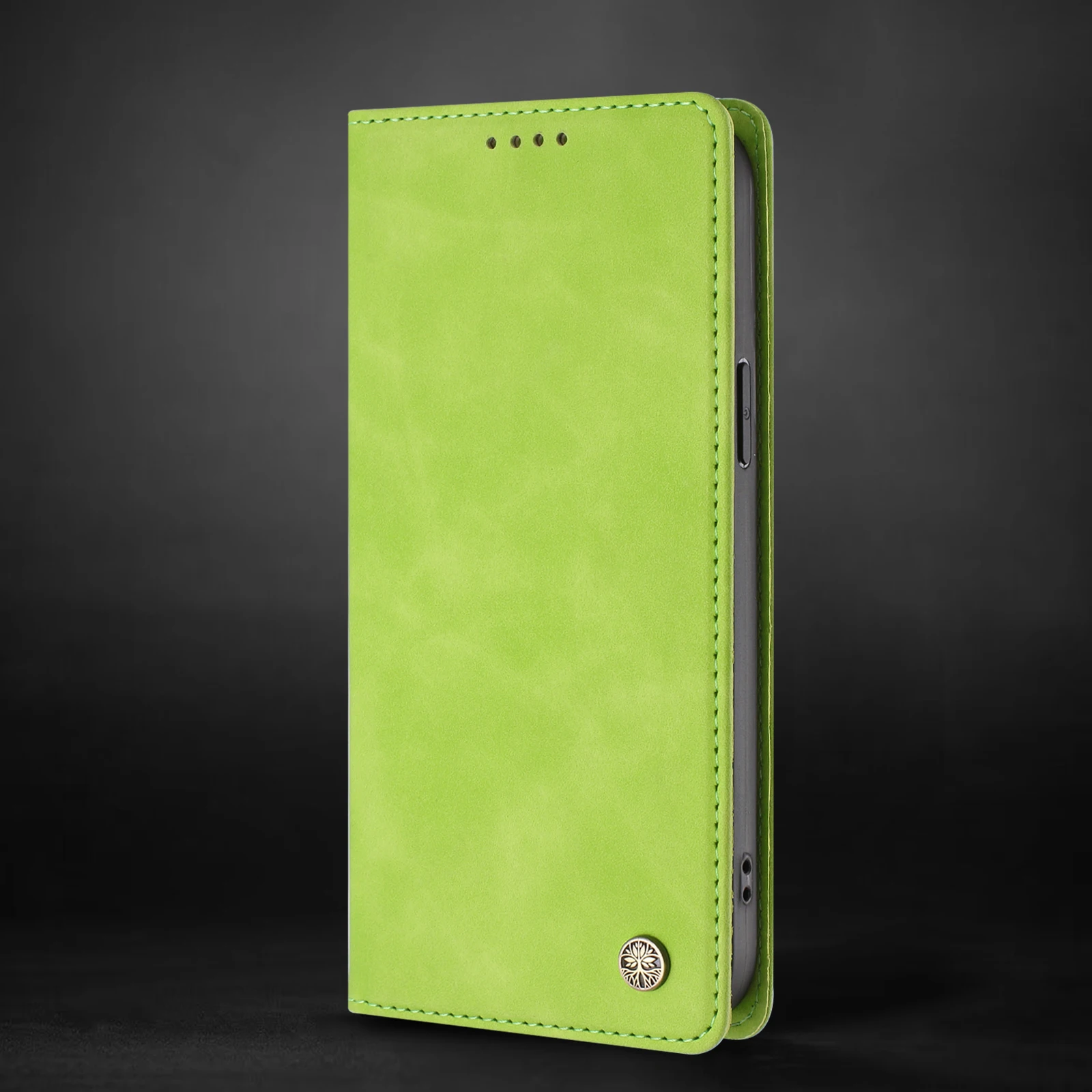 Luxury RFID Blocking Leather Wallet Phone Case with Card Holder and Protective Cover