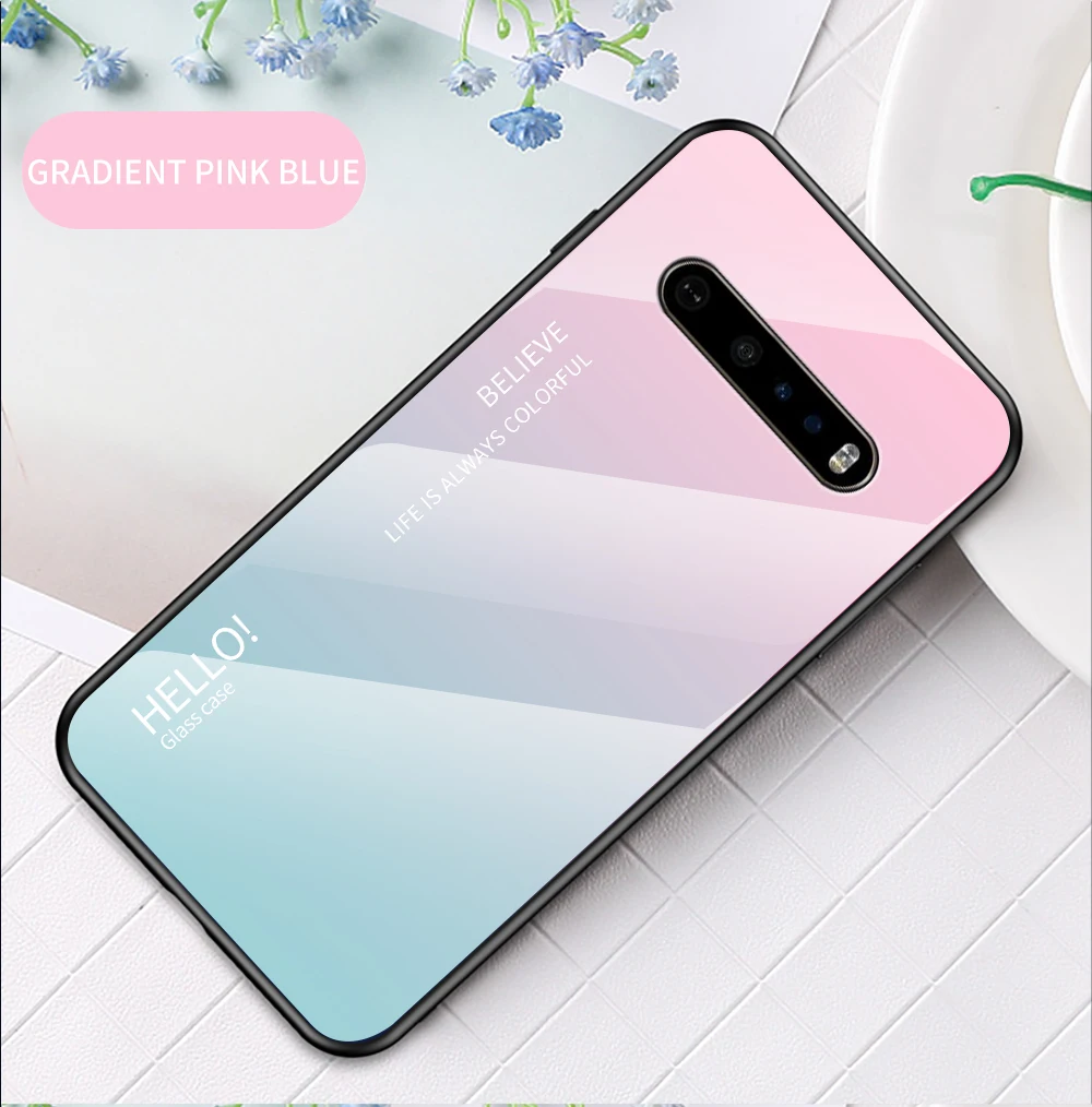 LG G8 Ince Cam Durumda DECLAREYAO Lüks Ultra Ince Sert Ayna Temperli Cam Coque LG G5 G6 G7 G8 G9 V60 Co_voghion.com