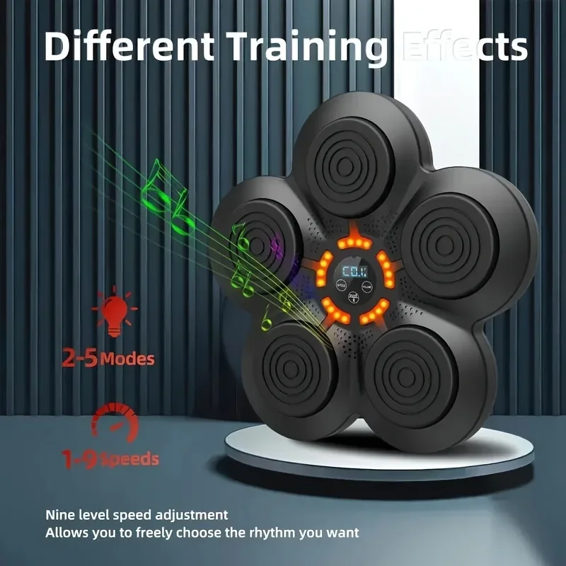 Wireless Smart Boxing Training Kit with Boxing GlovesWall Mounted-Improve Speed Timing & Reaction, Stress Reliever for Home,