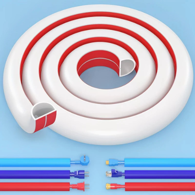 다기능 PVC 케이블 정리기 |   못 없이 흔적도 남지 않는 와이어 홀더 |   데스크탑 네트워크 케이블 보관 관리 클립