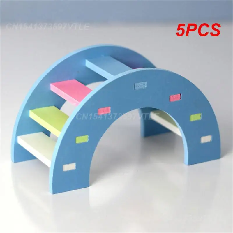 

5PCS Chinchilla Toys Hamster Ventilation Design Breathable Toys Household Products Hamster Movement Toy Resting Place Slide Toys