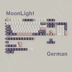Purple Cherry Keycaps - Multilingual Dye - Sub Set (German)