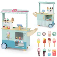 Kids Ice Cream Cart with Vending Machine & Ice Cream Maker Toys Display Stand 1