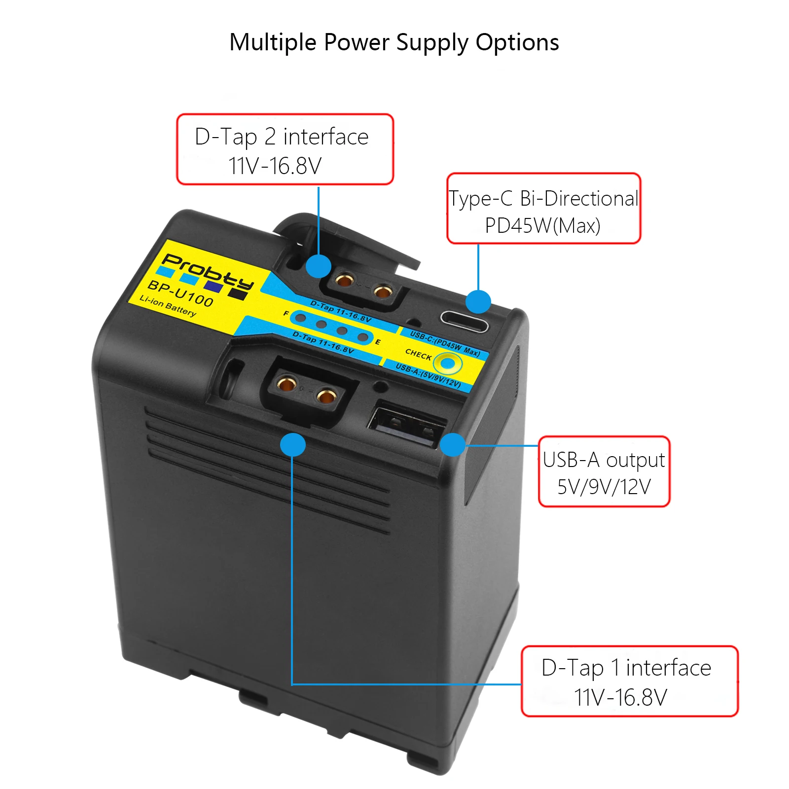 BP-U100 Battery For Sony BP-U30 U60 U70 U90 EX260 EX280 Z280