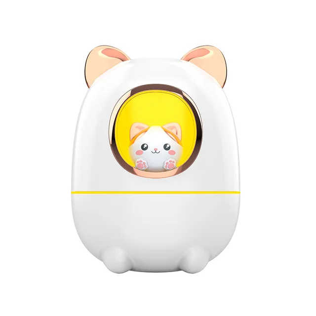 200ml Cartoon Kitty Ultrasonic Air Humidifier USB Aroma Essential Oil Diffuser with LED Light For Home Room Humidifier Diffuser 6