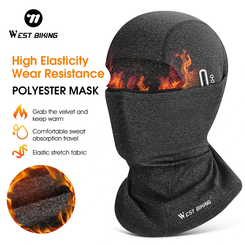 Cycling Cap WEST BIKING Winter Fleece Cycling Cap For Men Women