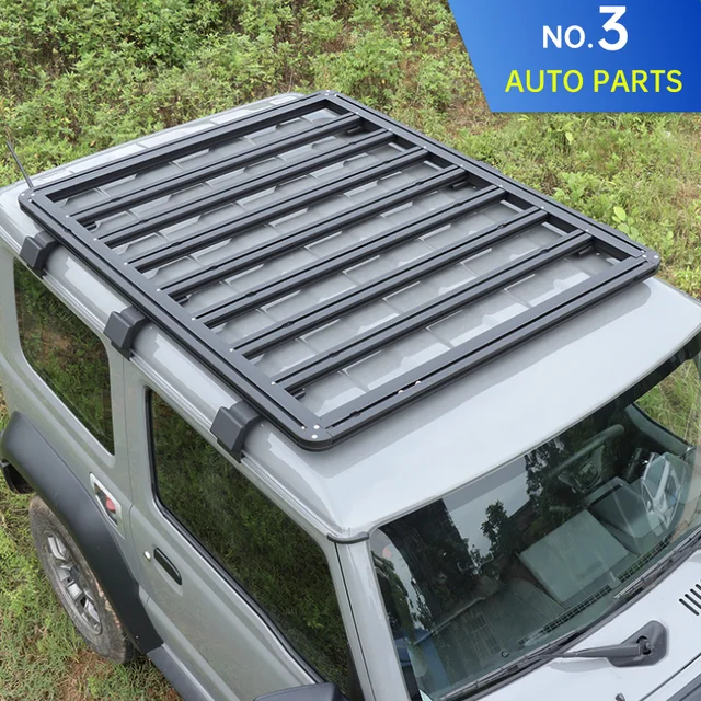 Plateau de Panier de Toit en Acier de Voiture pour Suzuki Jimny 2019 2020,  Porte-Bagages en Aluminium