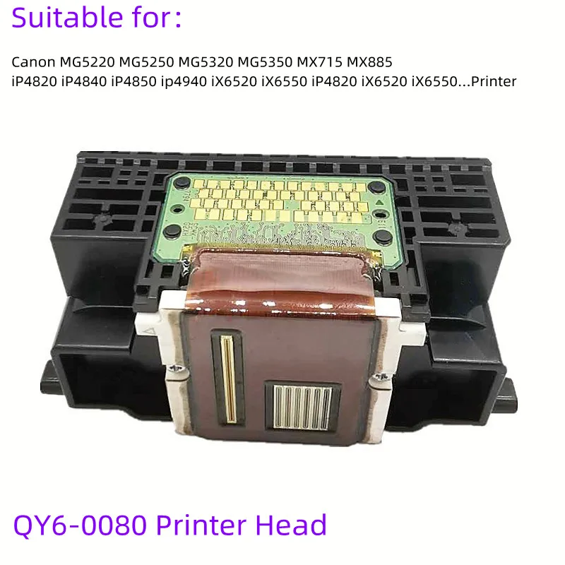 Printhead QY6-0080 Print Head for Canon MG5220 MG5250 MG5320 MG5350 MX715 MX885 iP4820 iP4840 iP4850 iX6520 iX6550 Printer Head