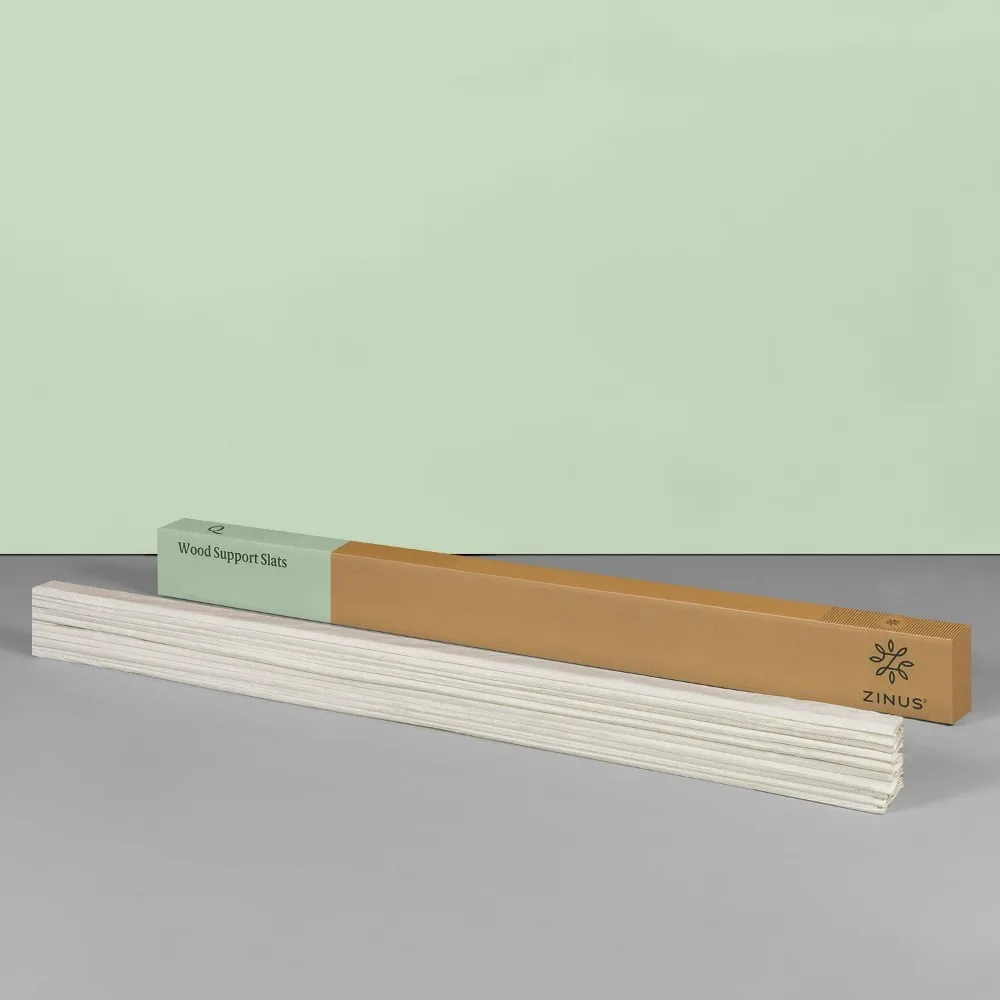 Compack Fabric Covered Wood Slats, Bunkie Board, Box Spring Replacement, Natural, King 5