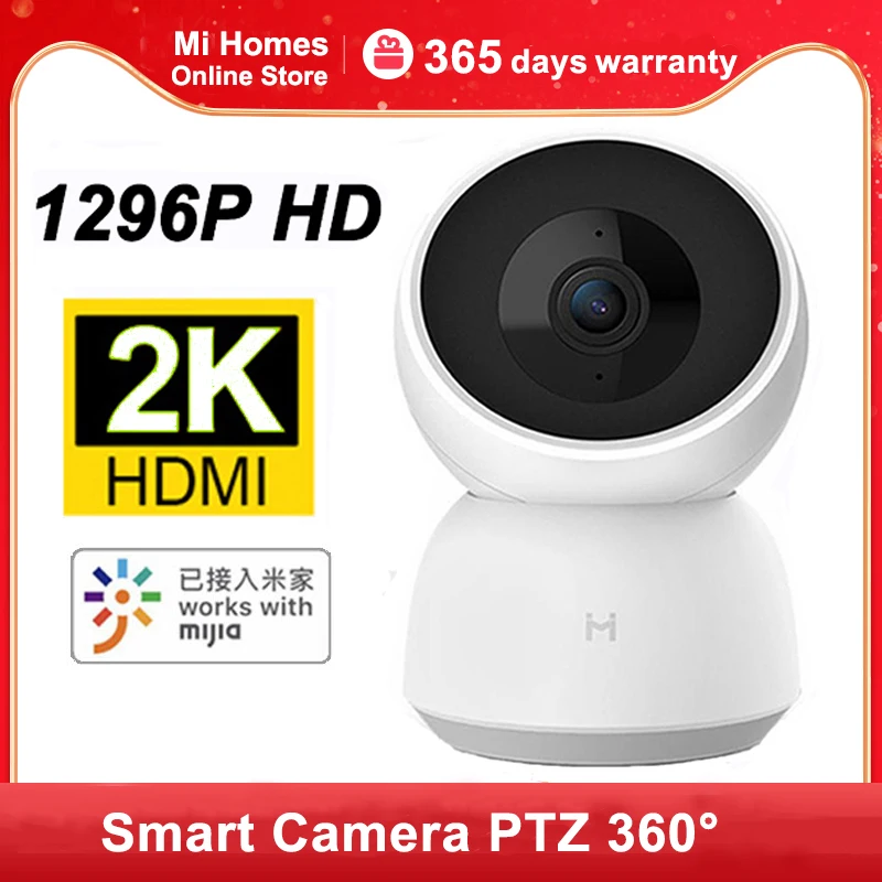 Smart for Xiaomi Camera 2K 1296P HD 1080P 360 Angle WIFI Night Webcam Video IP Camera Baby Security Monitoring Mi Home APP security camera