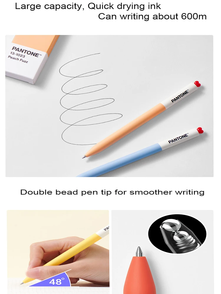 kaco♩⋆* KACO FIRST Heart Sign Pen Set Rotary Out 0.5mm Gel Pens, Stable