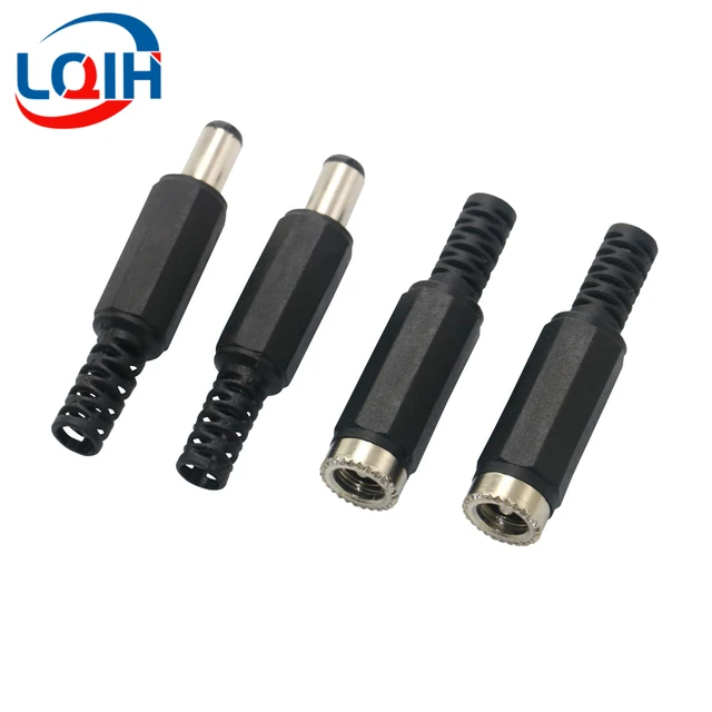 10 Connettori Alimentazione CC 12V 3A - Spine Maschio/femmina Per Montaggio A Pannello - Foto 11