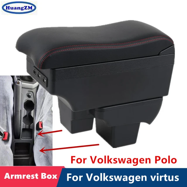 Für Volkswagen virtus Armlehne box Für Volkswagen Polo auto armlehne  gewidmet Retrofit lagerung Box USB lade Auto Zubehör - AliExpress