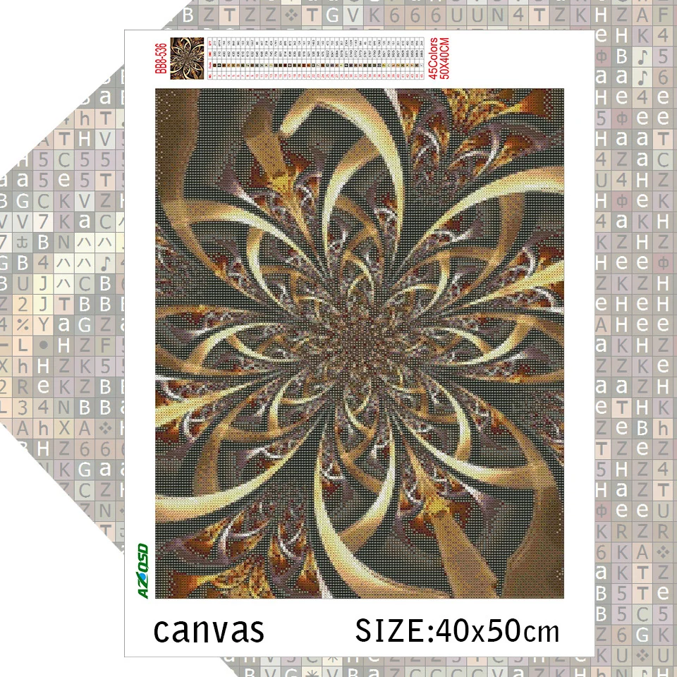AZQSD Mandala Diamond Embroidery Abstract Flower Mosaic Picture Of Rhinestones 5d Diamond Painting Floral Cross Sticth Full Kits diamond painting diamond painting accessories