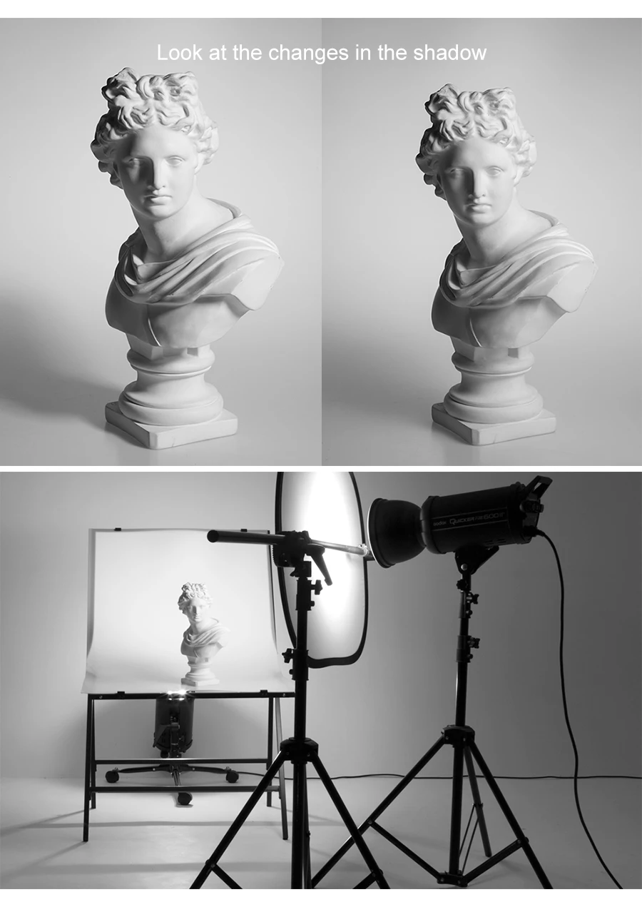5 - in - 1 collapsible and portable Photography Reflector Board 80cm 110cm 100x1