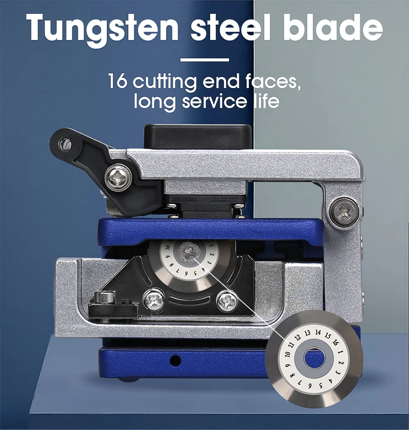 

FC-6S FTTH Optical Fiber Cleaver metal High Precision cold connection cutter tool