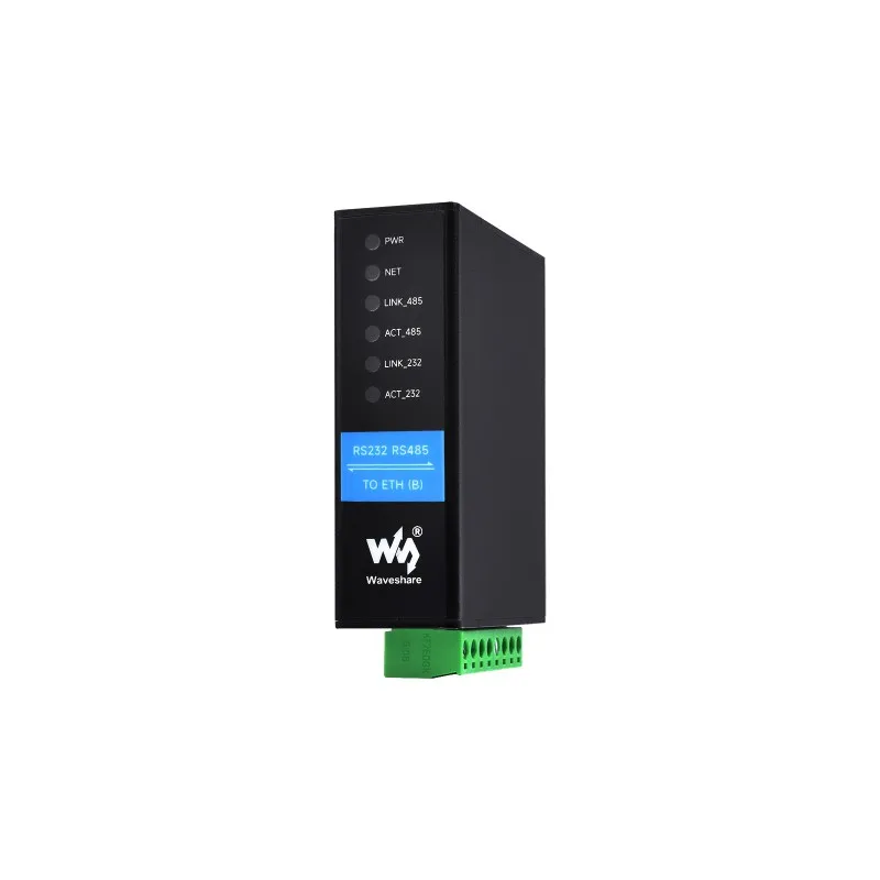 

Последовательный сервер RS232 RS485 к RJ45 Ethernet, двухканальный независимый RS232 и RS485, два порта Ethernet