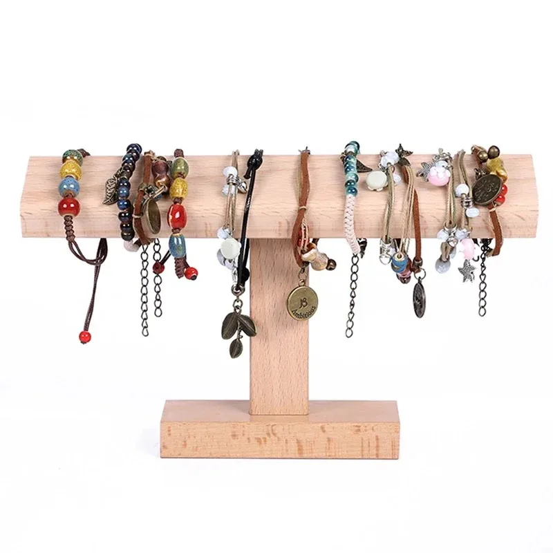 présentoir bijoux bois
