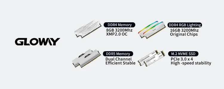 Gloway DDR5 RAM 32GB 16GB 6000MHz 5600MHz 5200MHz Memoria Ram