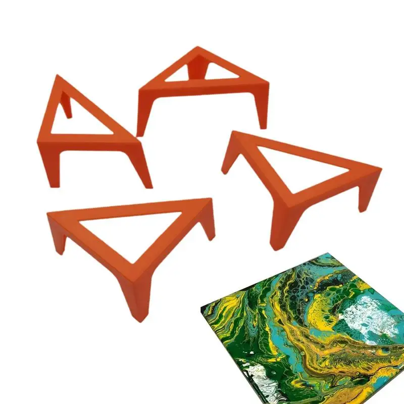4pcs Canvas Stands for Acrylic Paints Pouring Painter Feet Risers Support Stand