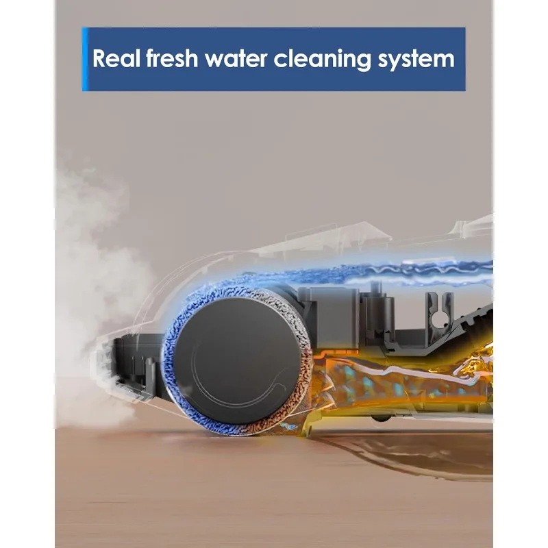 Tineco iFLOOR 5 Steam Wet Dry Vacuum All-in-one, Steam Mop Hardwood Floor Cleaner Great for Sticky Messes, 248℉ High-temp 5