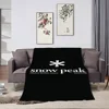 Fashion Outdoor S-Snow Peak Logo Blanket Soft Plush Nap Sofa rug for Living Room Warm Bedroom Birthday Home Travel Kid Gifts 4