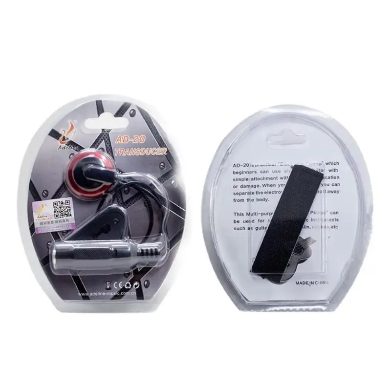 Guitar Pickup Professional Piezo Contact Microphone Pickup For Guitar Violin Banjo Mandolin Ukulel Parts Accessories