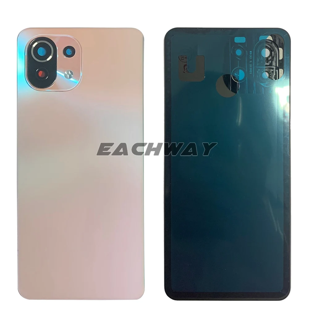 Glass For Xiaomi Mi11 Lite Battery Back Cover Door Glass Phone Housing Case Replacement For Xiaomi Mi11 Lite Back Cover phone back cover glass phone back cover glass battery cover