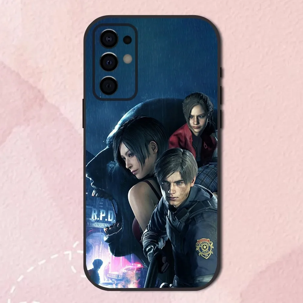 Black Soft Shell Phone Case featuring Resident Evil Design
