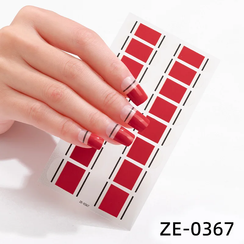 16Tips UK Spain Flag Nail Art Stickers  Foil Nail Art Decorations Sticker Decals Manicure Nails Stickers Accesorios 2