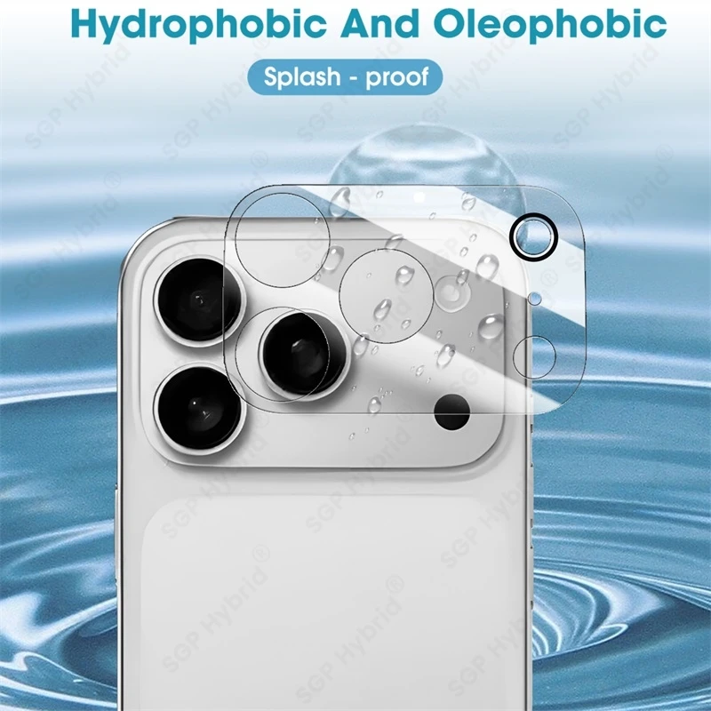Crystal Clear 3D Camera Protector Case with Curved Lens Tempered Glass