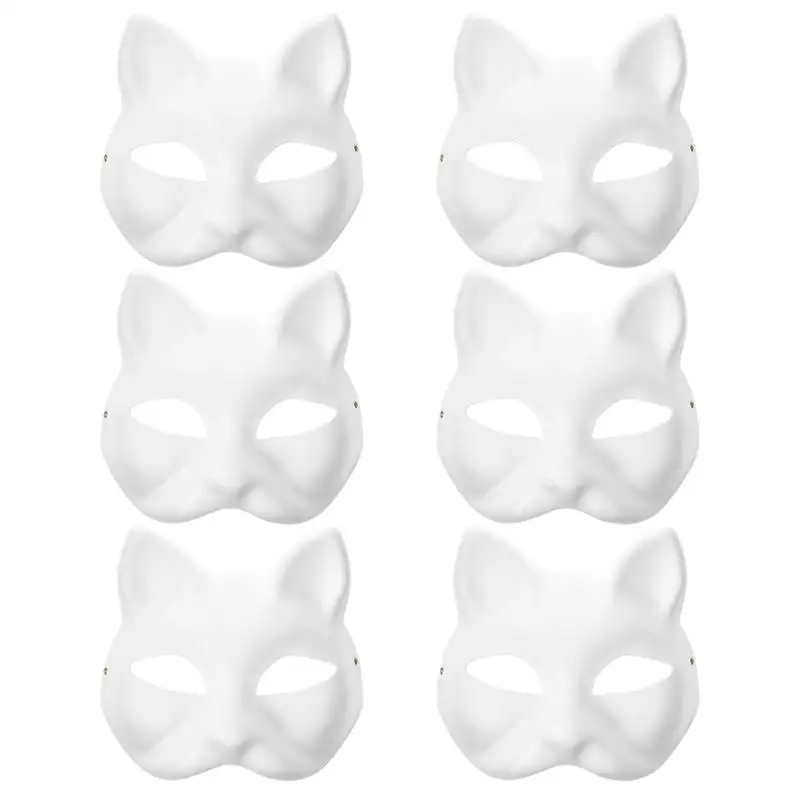  Toyvian Therian Mask Cat Masks Fox Mask Set White