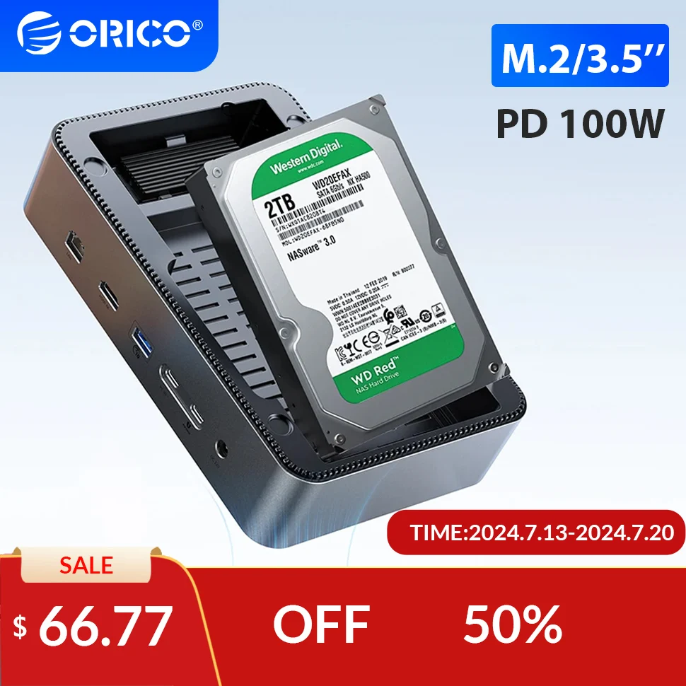 

Док-станция ORICO PD100W, 10 в 1, HDMI, 4K 60 Гц