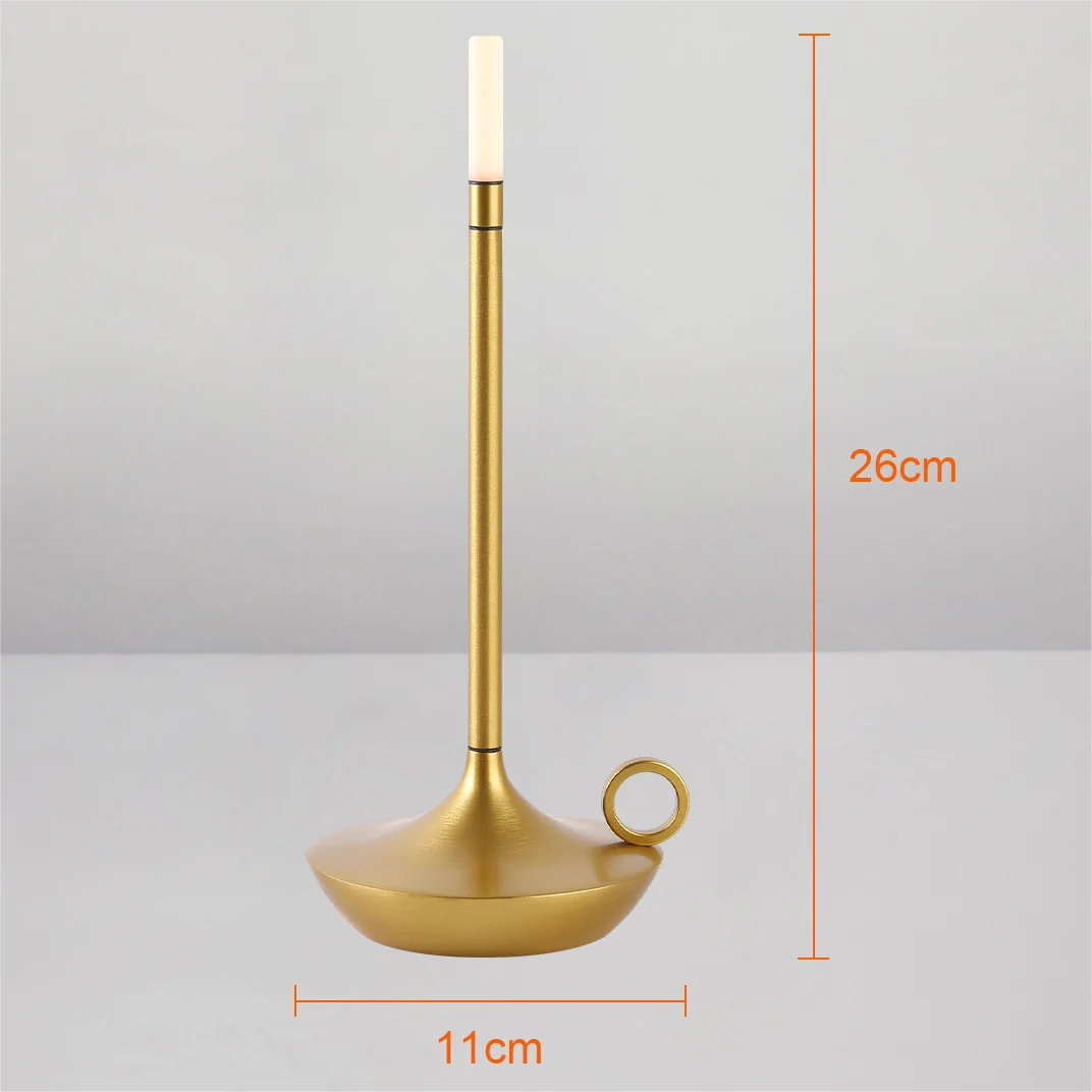 LED USB 충전식 주거용 테이블 램프, 책상 램프 터치 스위치, 침대 옆 장식 램프, 바 분위기 테이블 램프