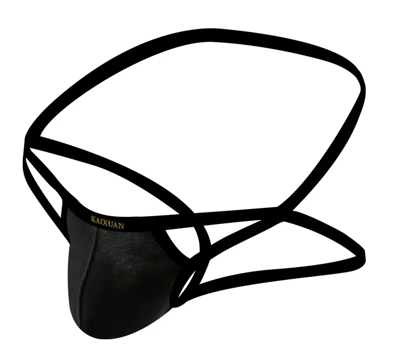 Breathable Knitted Cotton G-String Jockstraps for Men Sexy Thong Underwear