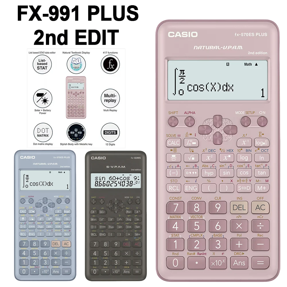Solar Scientific Calculator For Students