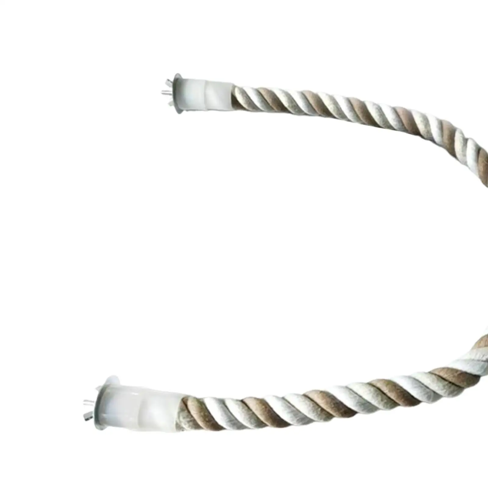 Parrot Climbing Rope Screw Mounted Hemp Swing Activity Center Cage Accessory Hanging Stand Rope for Conures Small Medium Parrots