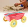Pretend Play Wagon Toy Summer Sand Toy Trolley for Gardening Seaside Beach 2