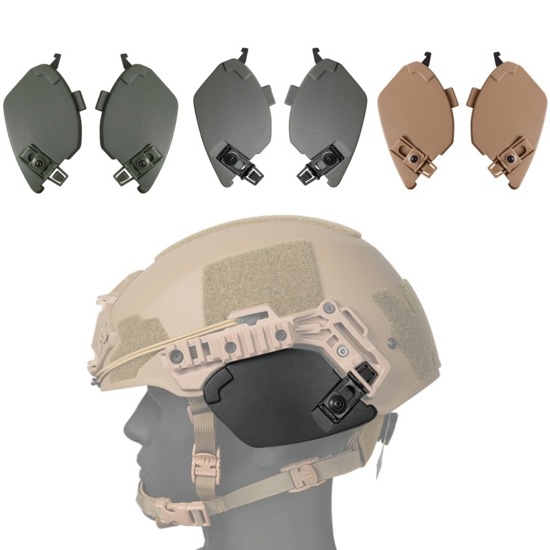FAST MICH Helmet Ear Protection Safety Detachable Ear Helmet Side Accessories Suitable For Air Gun Wendy Helmet Accessories