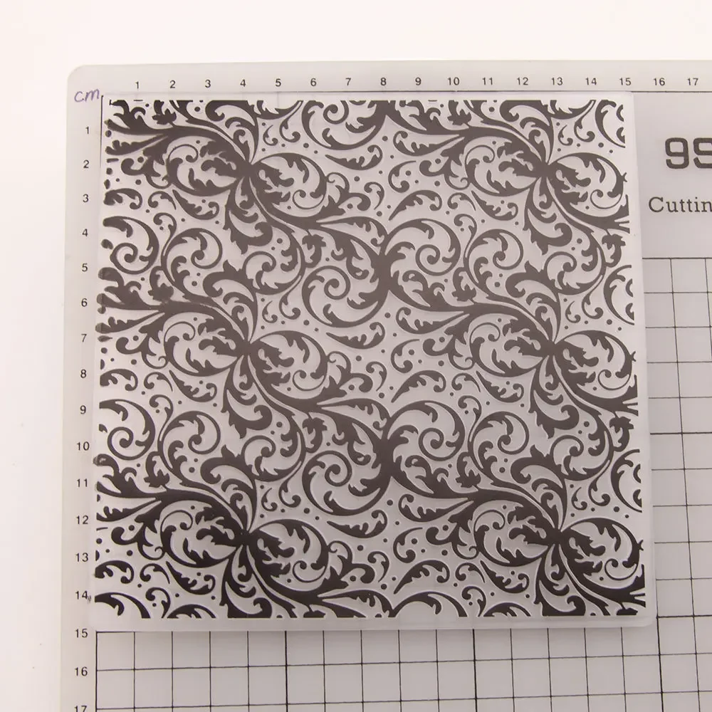 ocean/rose/handwritten characters Embossing Folder Plastic Plates For Paper Card Cutting Die Decoration Scrapbooking Embosser plastic embossing folder embossing folder