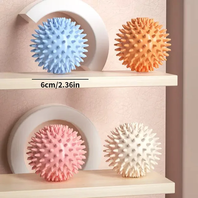 1PC durable PVC prick massage ball trigger point exercise fitness hand and foot pain relief plantar fasciitis relief hedgehog ba 2