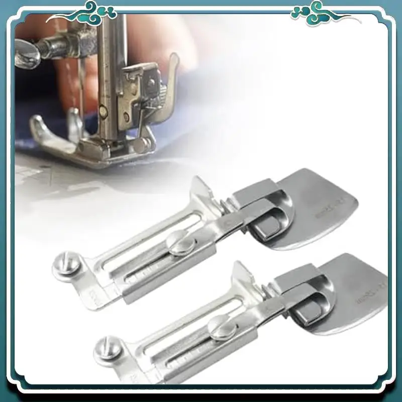 Adjustable Sewing Rolled Hemmer Foot, 2Pc 12-20MM Adjustable Universal Sewing Rolled Hemmer Foot Set Durable Easy To Use