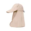Multifunction Baseball Cap with Neck Flap Men's Summer Anti-UV Sun Hat Women Outdoor Foldable Quick Drying Hiking Fishing Hat 1