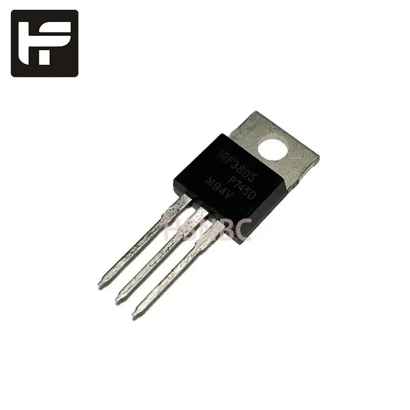 

10Pcs/Lot F3805 IRF3805 IRF3805PBF TO-220 55V 75A N-channel Power Field-effect MOSFET 100% Brand New Original Stock