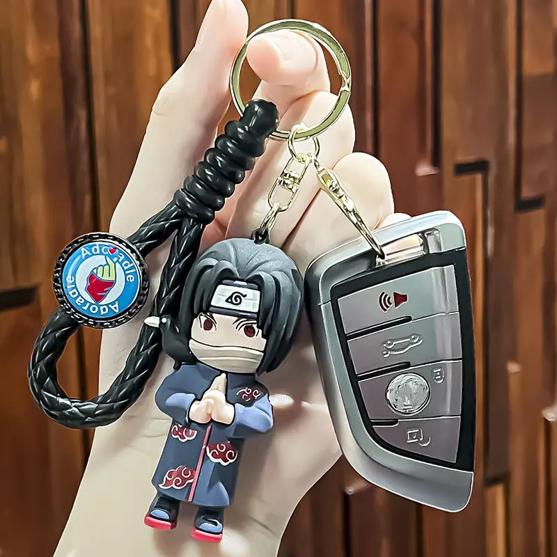 Naruto 7cm Key Chain Kakashi Minato Itachi Sasuke Creative