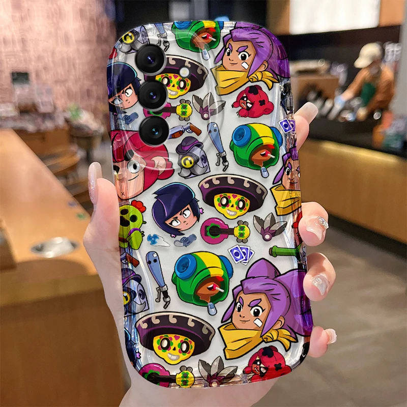Clear Protective Case for Gaming Enthusiasts - Game B-Brawls & S-Stars Edition