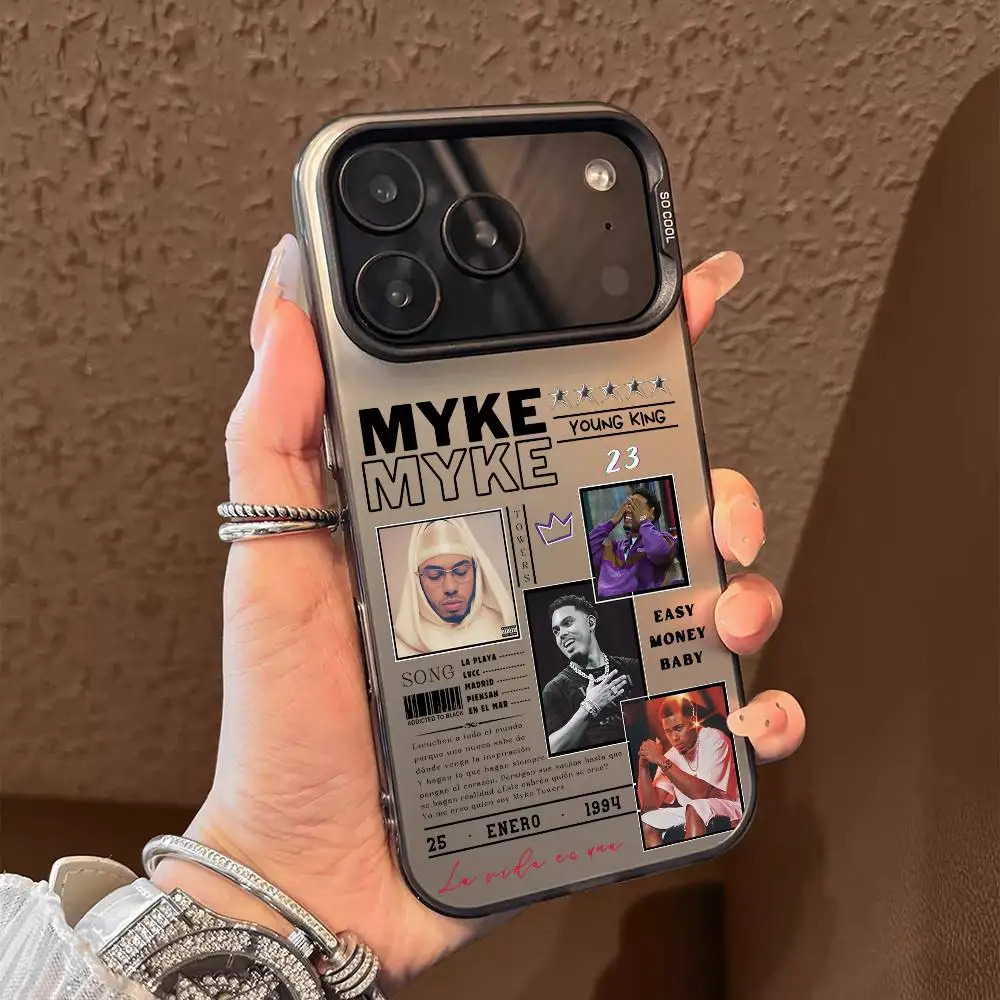 Multicolor Matte Metallic Aurora Singer Phone Case