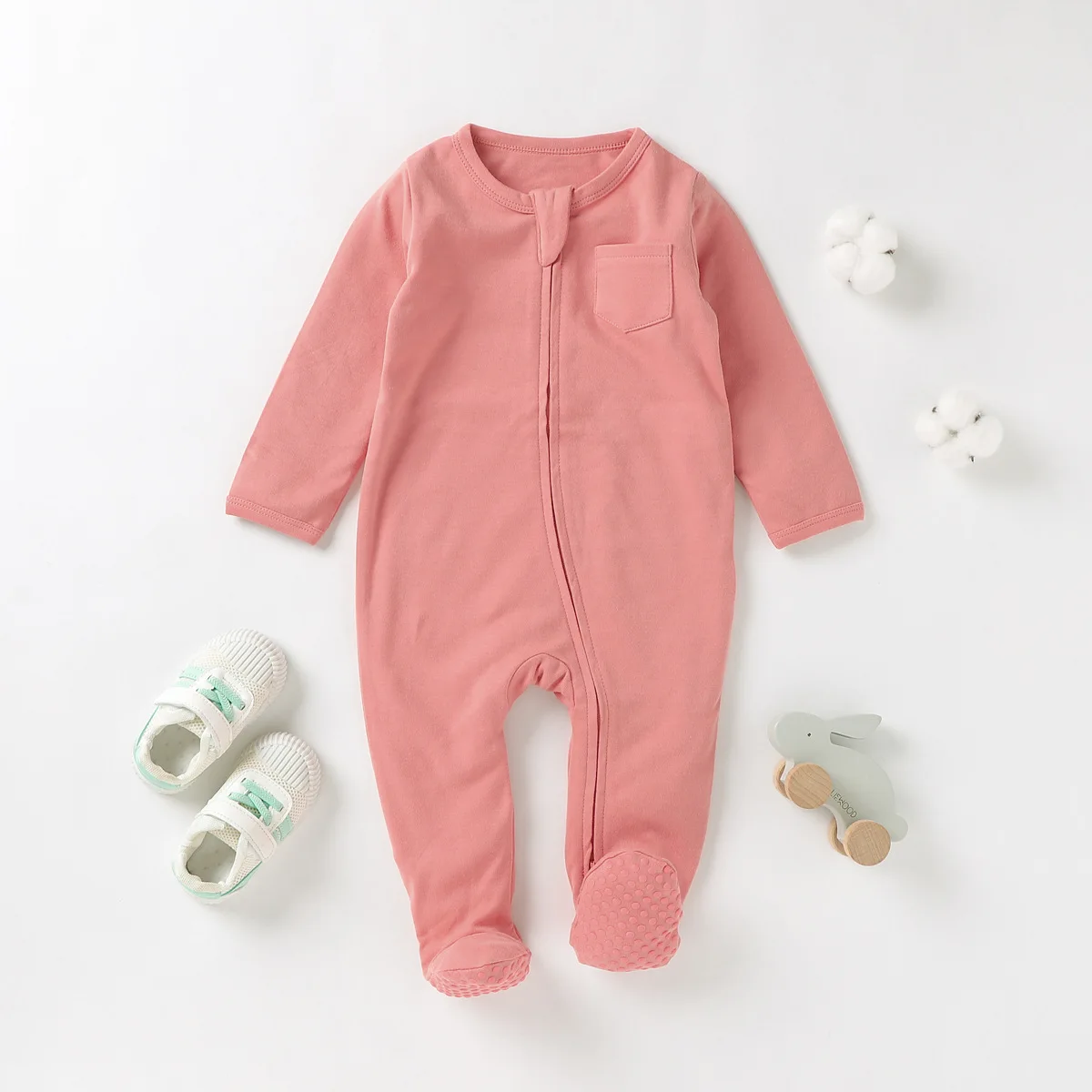 Four Seasons Newborn Baby Rompers Jumpsuit suit Baby Clothes for Girls Long Sleeve Jumpsuit overalls Clothing Romper