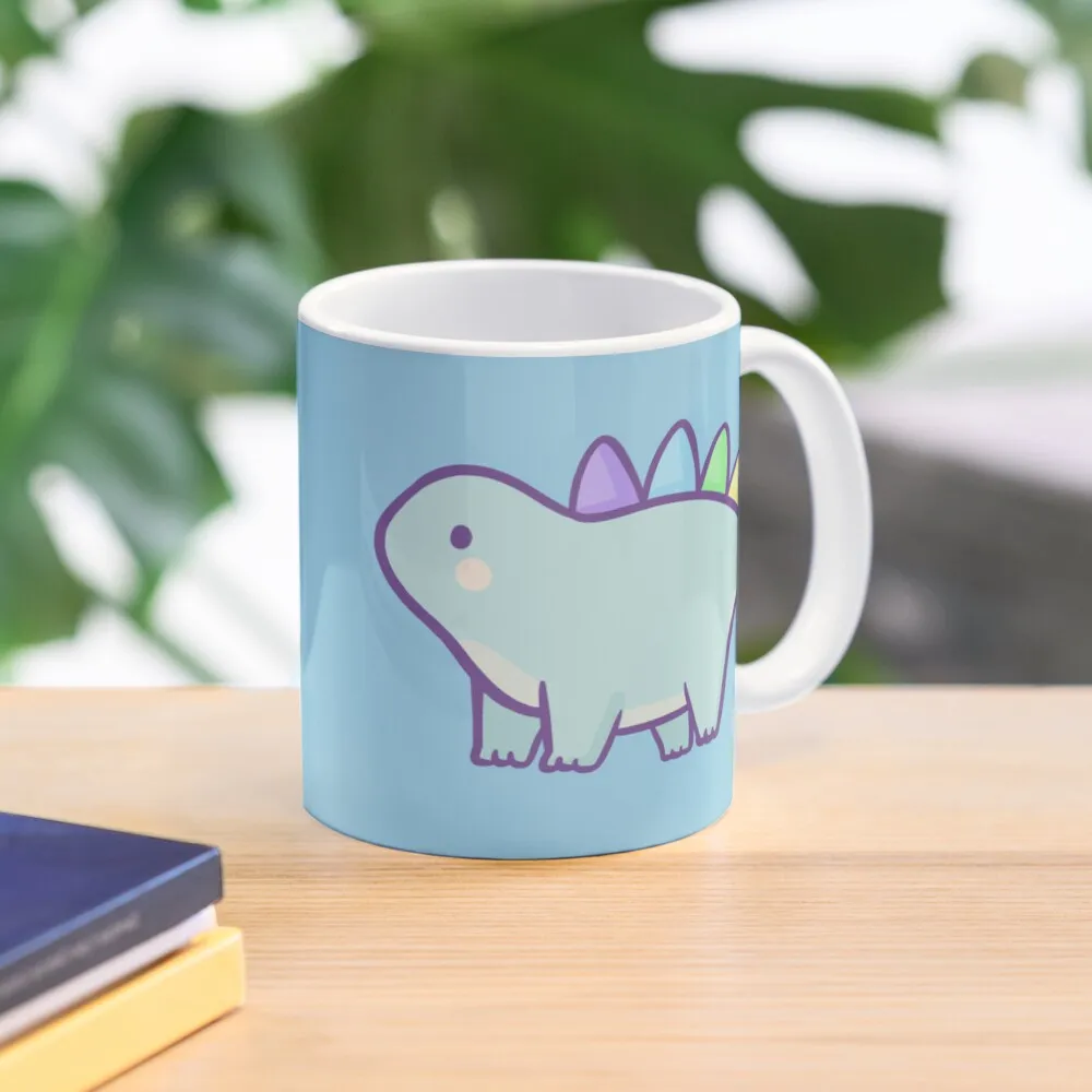 

Rainbow Dino Coffee Mug Customizable Cups Custom Cups Set Mug