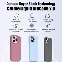 Luxury Shockproof Case For Apple iPhone 11 12 13 14 15 16 Pro Max Plus Liquid Silicone Cases Bumper Soft Cover Phone Accessories - Image 3